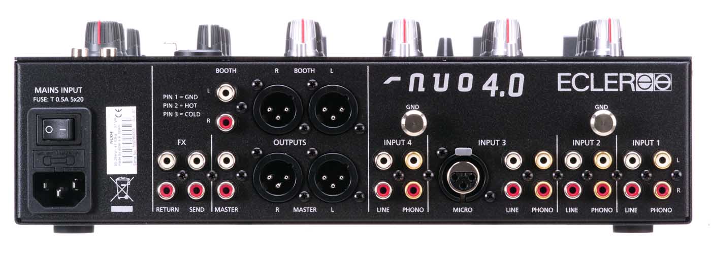 Ecler NUO 4.0 Mixer (Back)